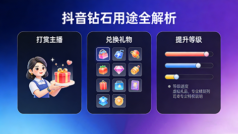 抖音钻石用途全解析